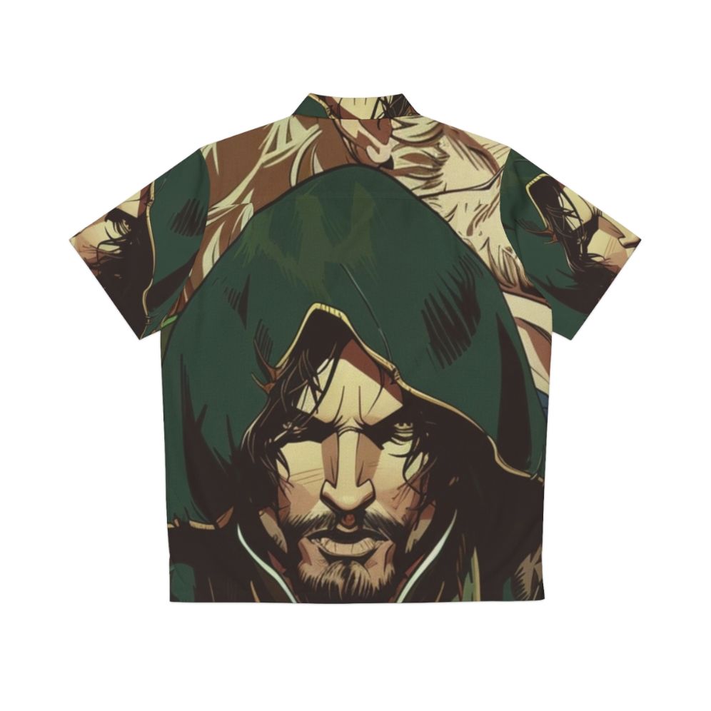 Castlevania Anime Manga Fan Art Hawaiian Shirt - Back