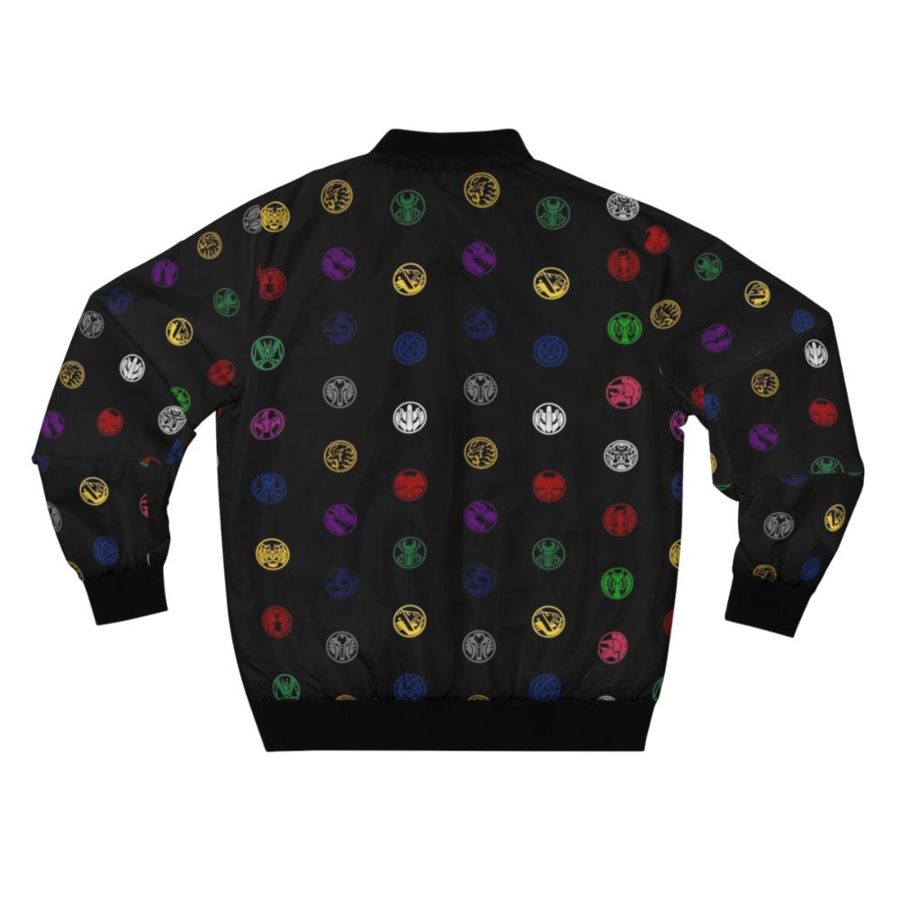 Kamen Rider OOO Bomber Jacket featuring the O Medals design - Back