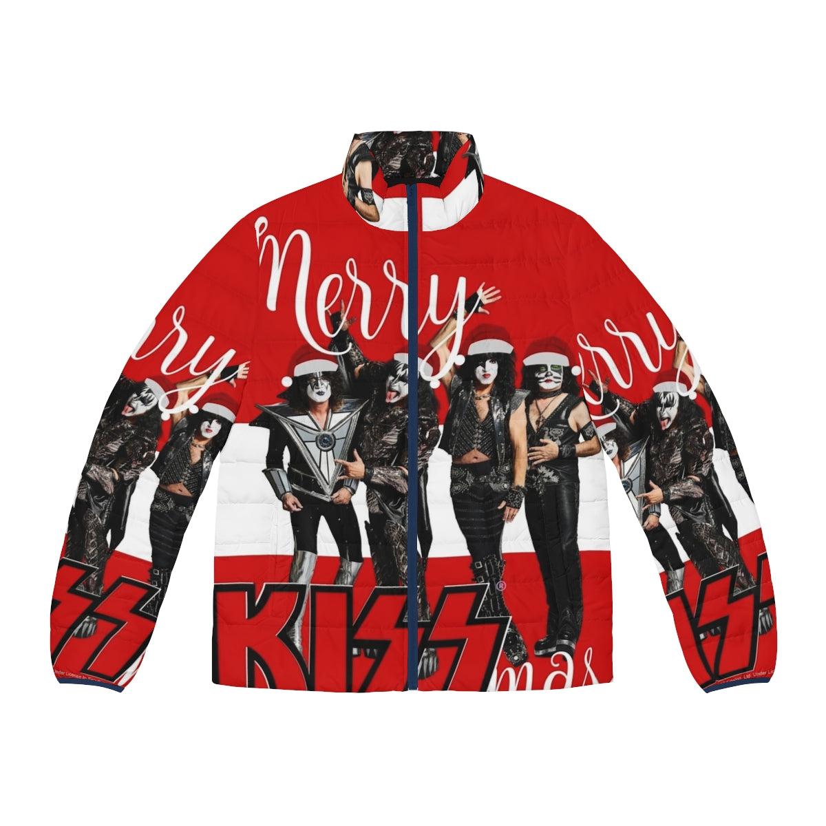 Merry Kissmas 2020 Kiss Puffer Jacket