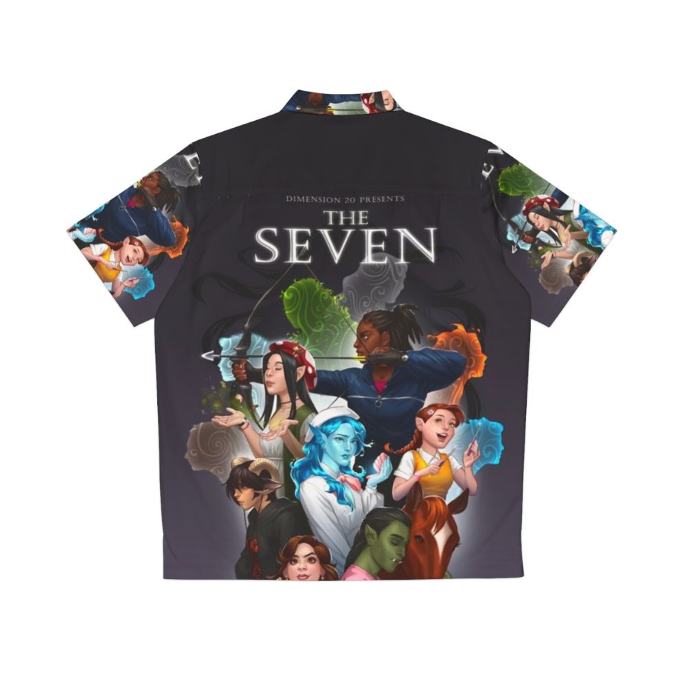 Seven Maidens Dimension20 Fantasy Hawaiian Shirt - Back