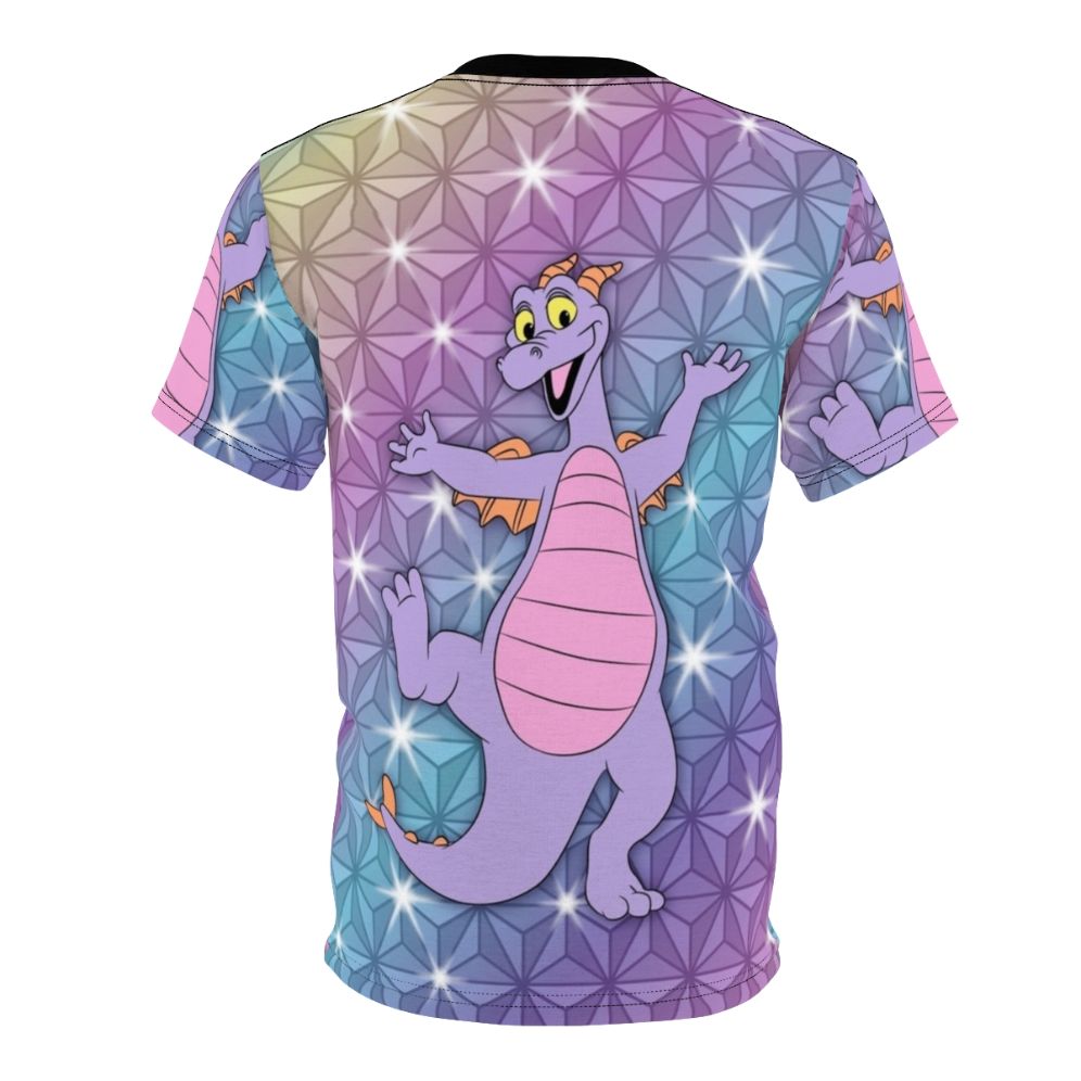 Epcot Figment inspired all-over print t-shirt featuring the iconic Disney character - Back