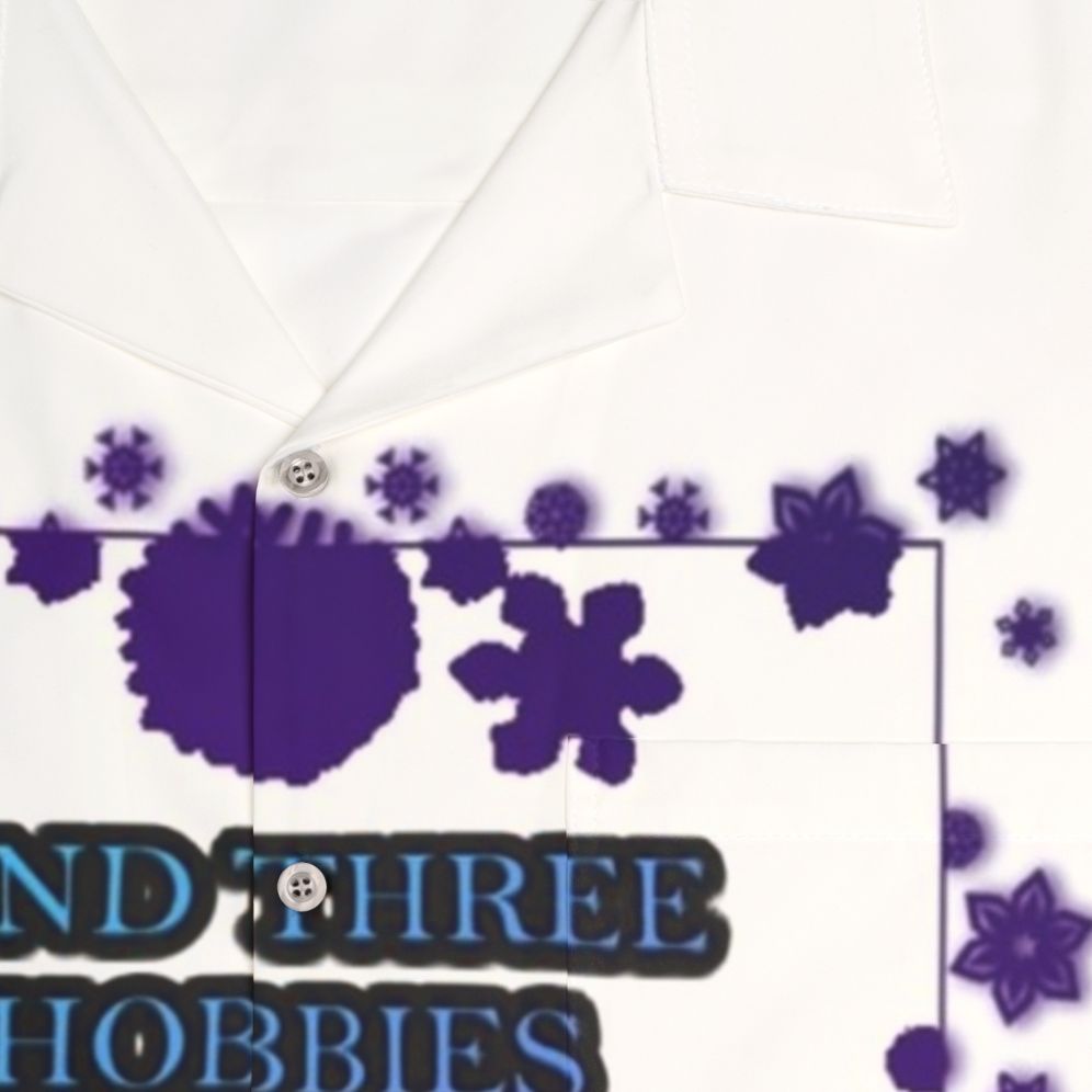 Inspirational Hawaiian Shirt with Hobbies and Creative Designs - Detail