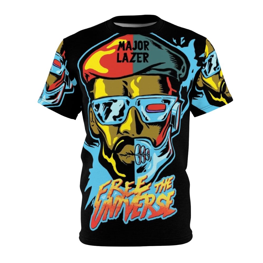 Stylish t-shirt featuring Major Lazer-inspired electronic dance music design