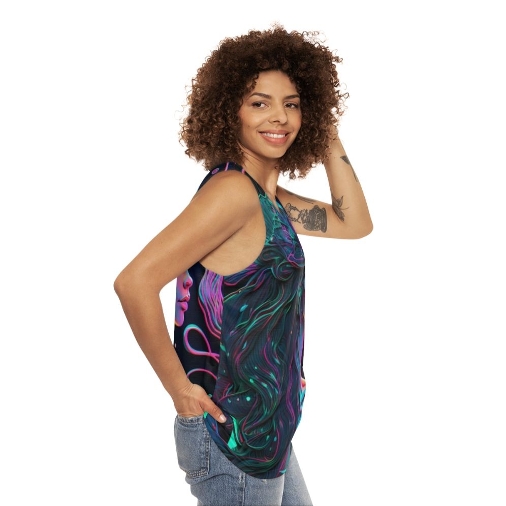 Mythical Sea Creatures Unisex Tank Top - women side