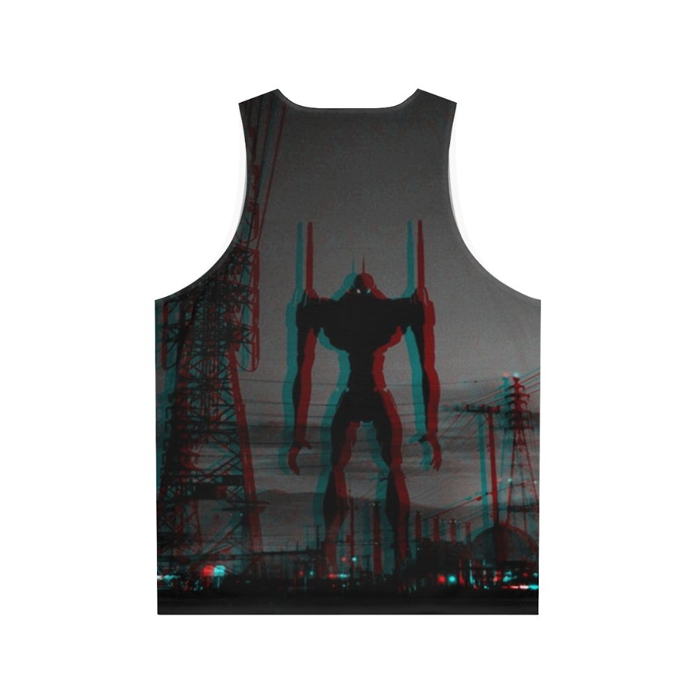 Neon Genesis Evangelion Unit-01 mecha anime geeky tank top - Back