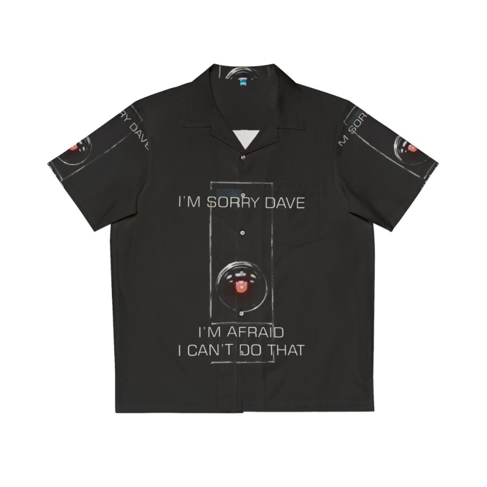 "I'm Sorry Dave" Hawaiian Shirt featuring Hal 9000 from 2001: A Space Odyssey