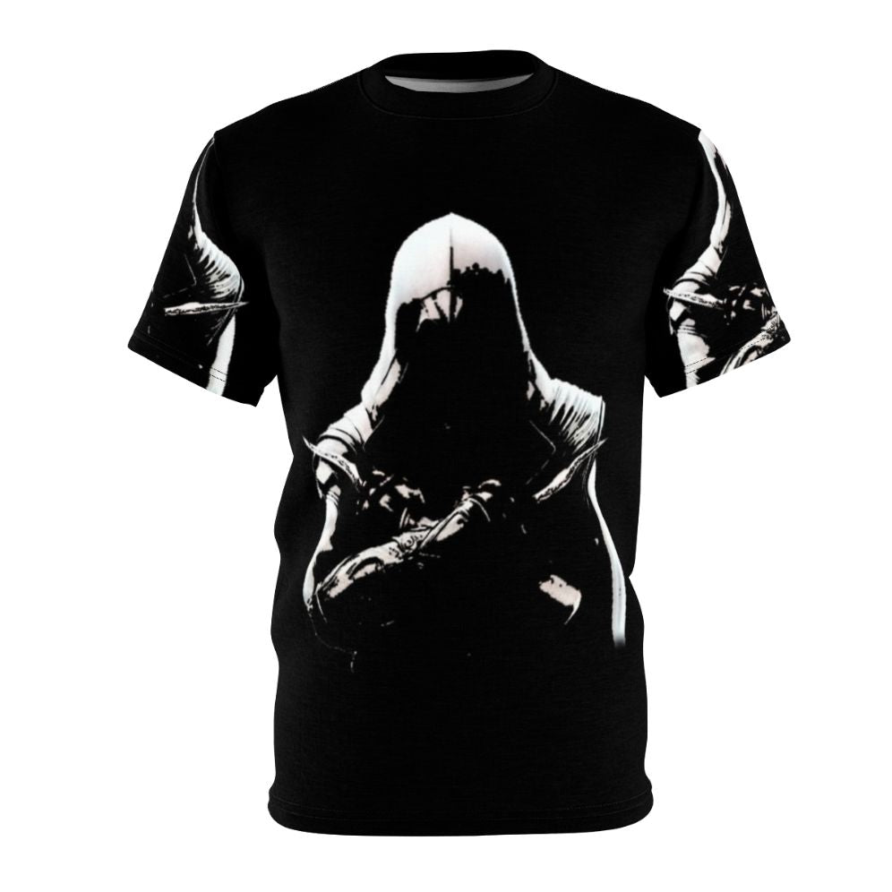 Assassins Creed inspired Ezio Auditore t-shirt design for video game fans and gamers