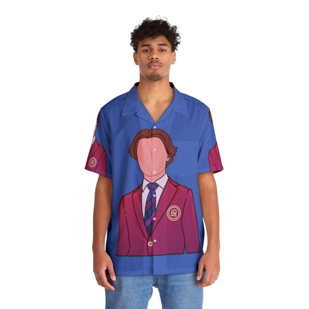 Young Royals Wilhelm Hawaiian Shirt - People Front