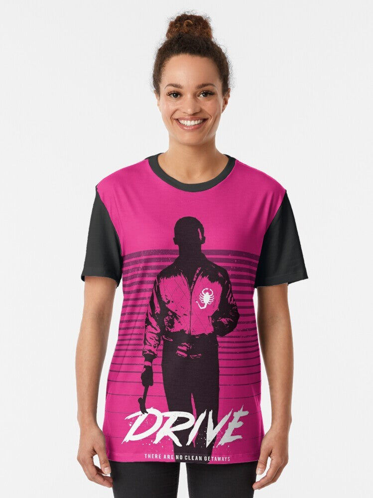 Drive movie-inspired minimalist graphic t-shirt - Women