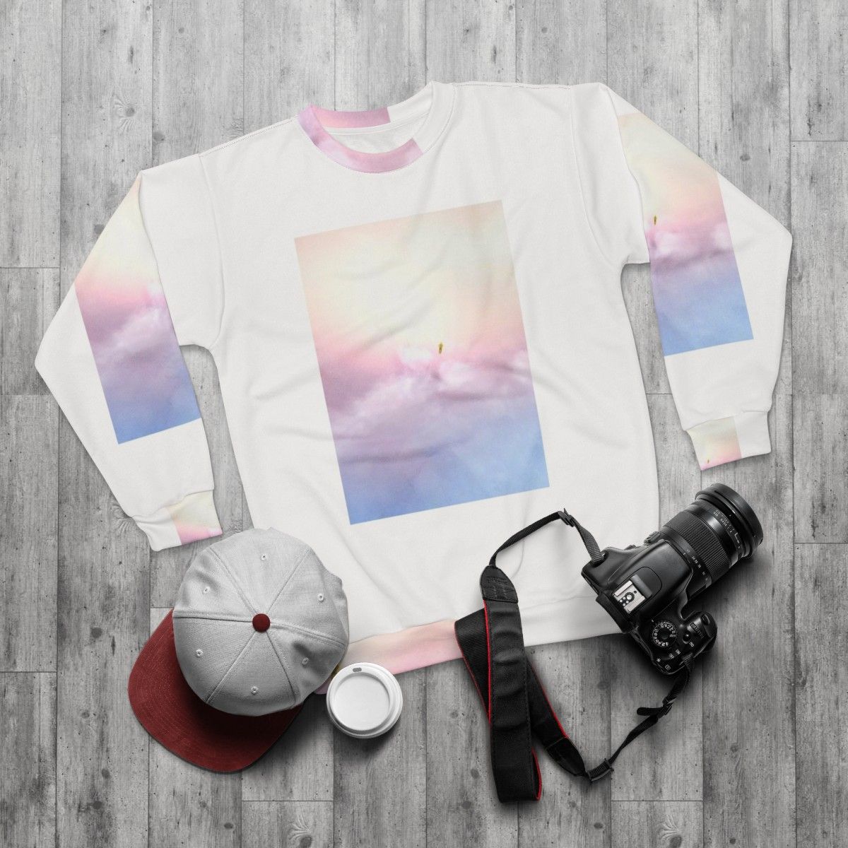 Retro Lost Boy Graphic Sweatshirt - flat lay