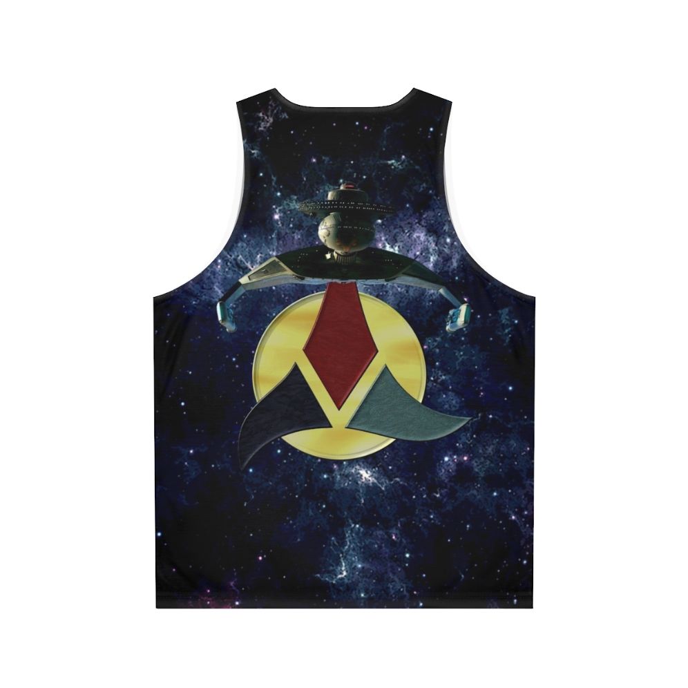 Klingon Heart of Virtue Unisex Star Trek Tank Top - Back