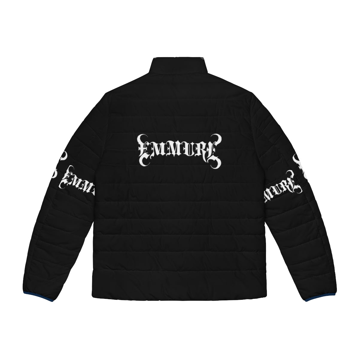 Emmure band logo on a classic puffer jacket - Back