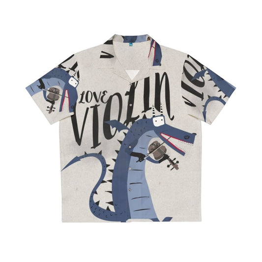 Blue Dragon Violinist Hawaiian Shirt