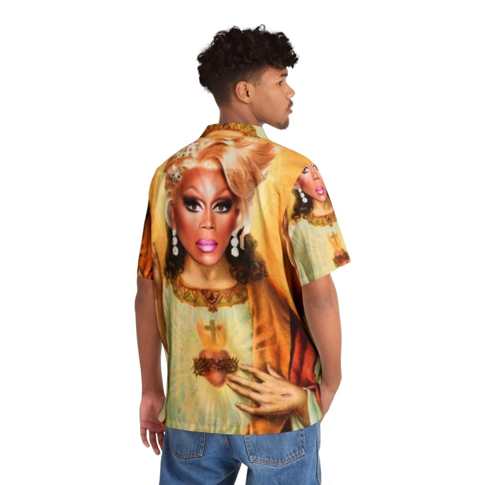 Drag Queen Jesus Hawaiian Shirt - People Back