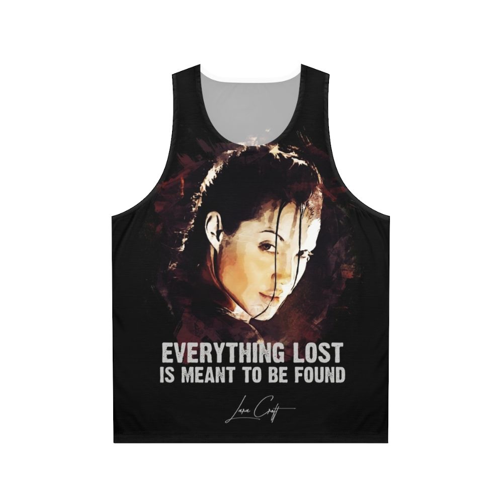 Angelina Jolie Tomb Raider Unisex Tank Top