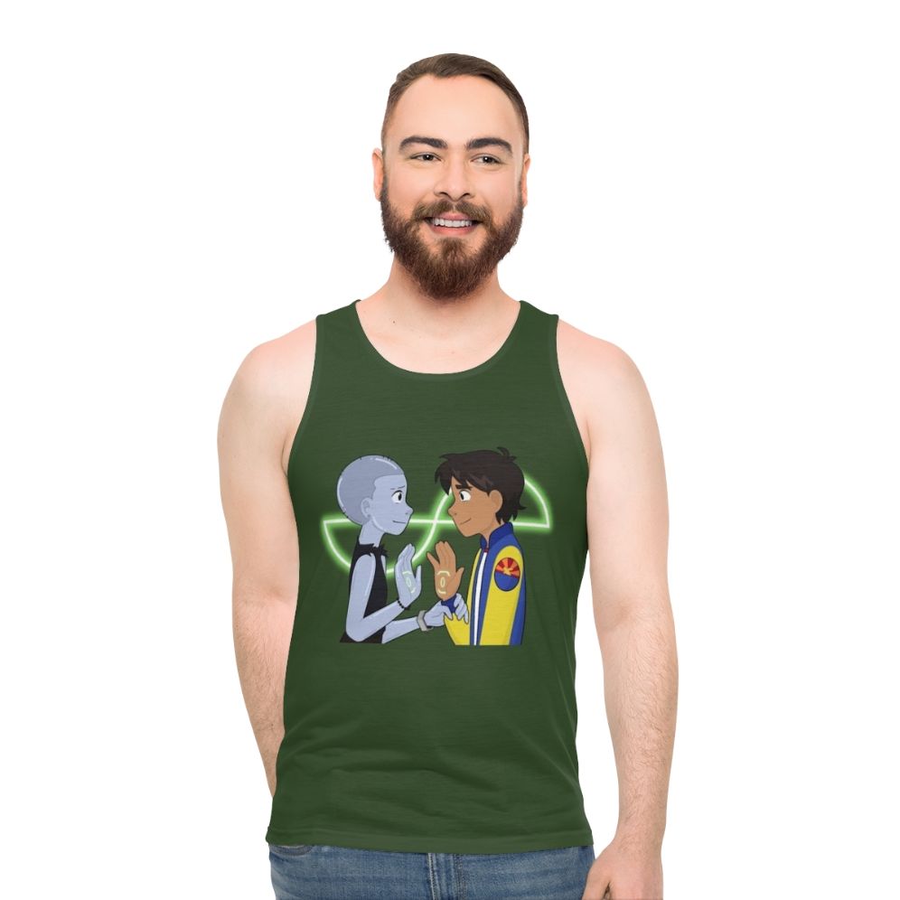 Infinity Train Unisex Cartoon Network Tank Top - men