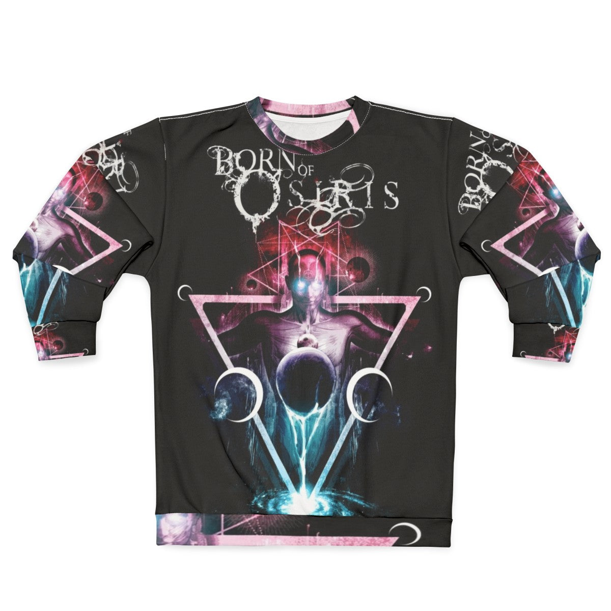 Born Of Osiris Abstract Chaos Metalcore Sweatshirt