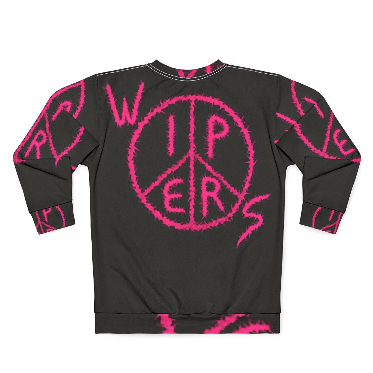 Wipers Band Logo Classic Punk Sweatshirt - Back