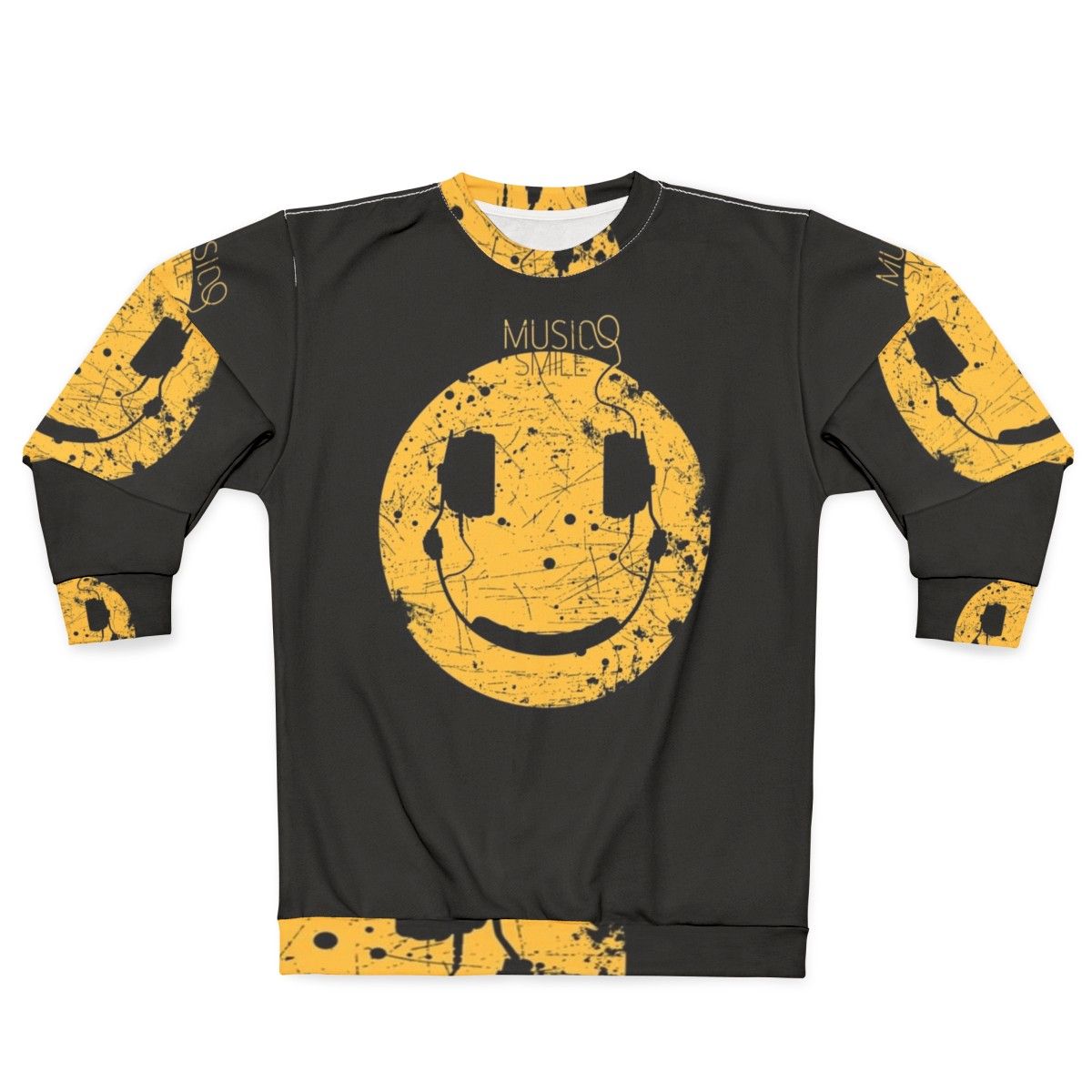 Music Smile V2 Abstract Art Sweatshirt