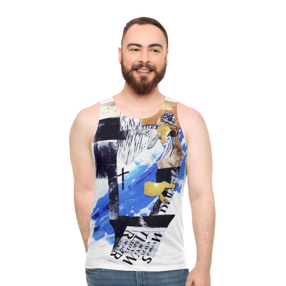 Arvo Part inspired minimalist unisex tank top - men