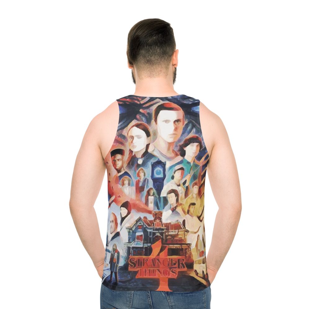 Stranger Things Netflix Unisex Tank Top - men back