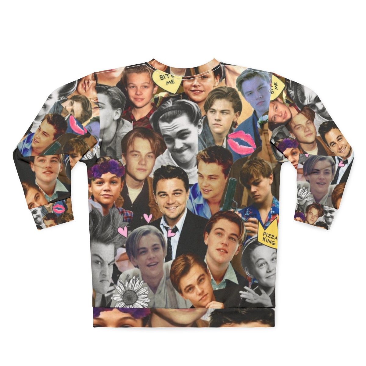 Leonardo DiCaprio Collage Sweatshirt - Back