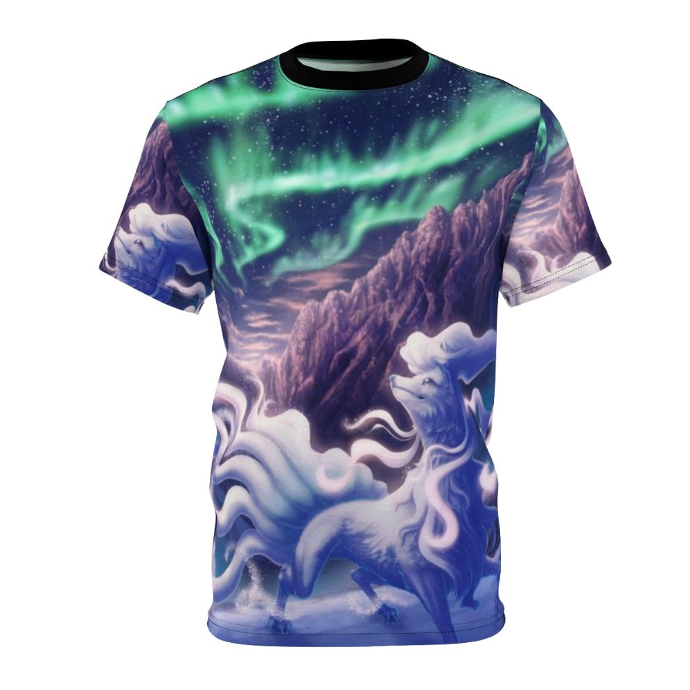 Alolan Ninetales inspired t-shirt with vibrant, high-quality print