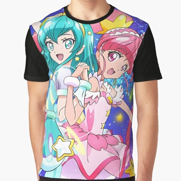 Star Twinkle PreCure Anime Magical Girl Graphic T-Shirt