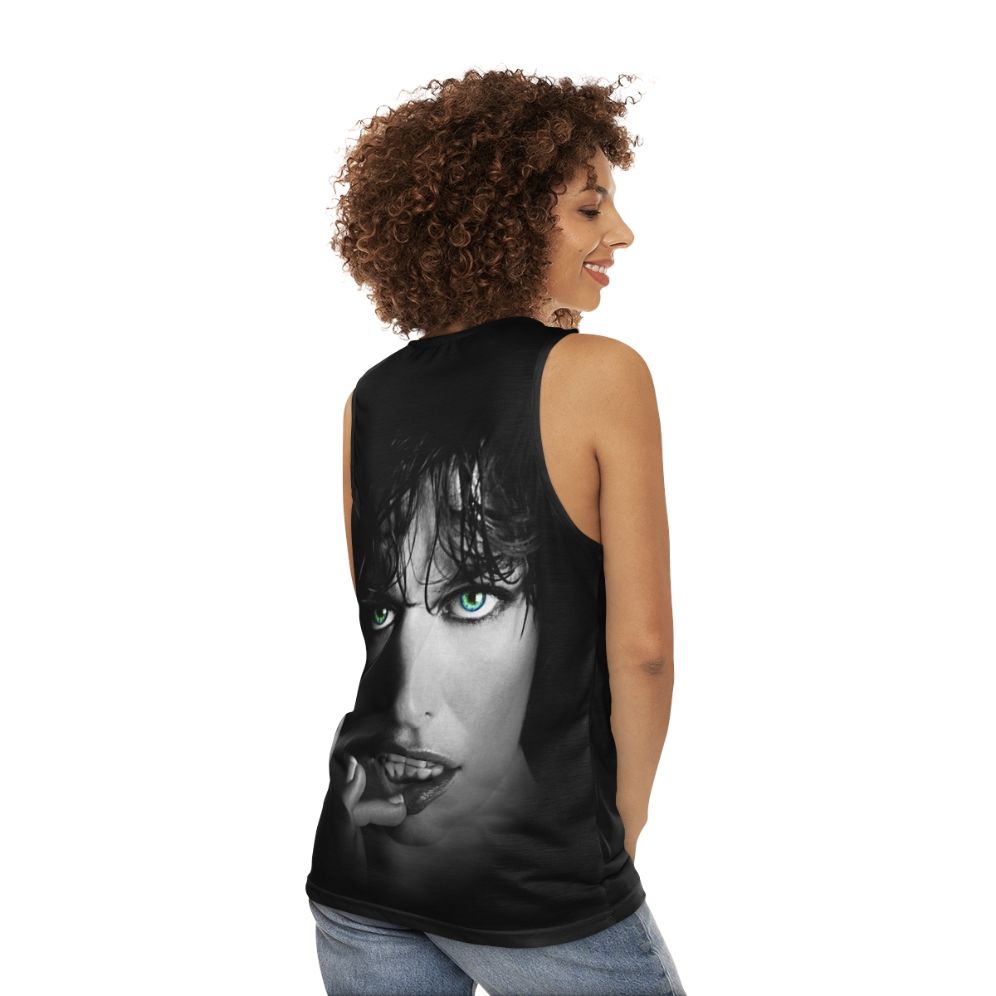 Milla Jovovich Resident Evil Unisex Tank Top - women back