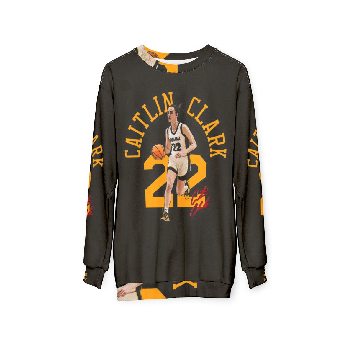 Caitlin Clark No. 22 WNBA Player Sweatshirt - hanging