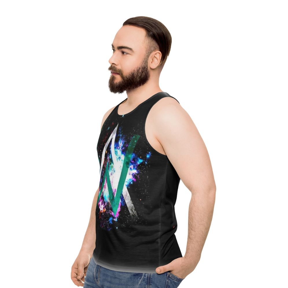 Alan Walker EDM House Music Tank Top - men side