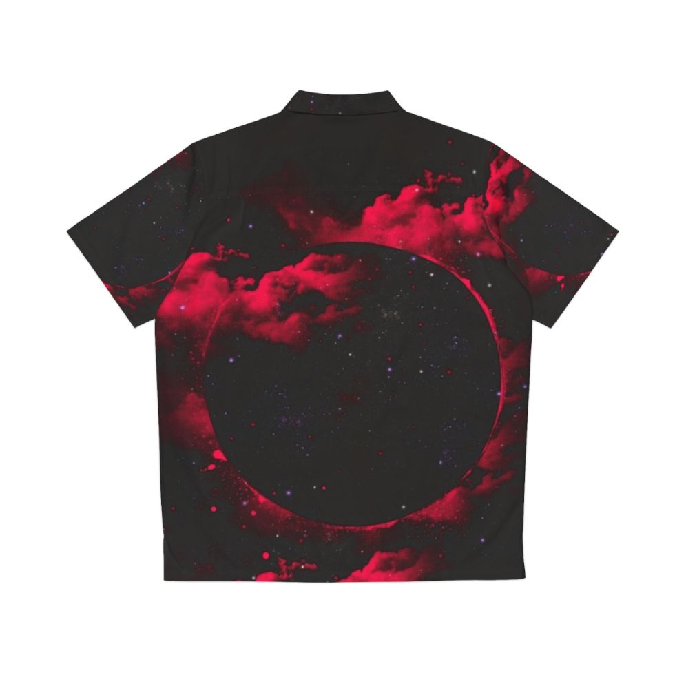 Cosmic Black Hole Hawaiian Shirt - Space Inspired Fashion - Back