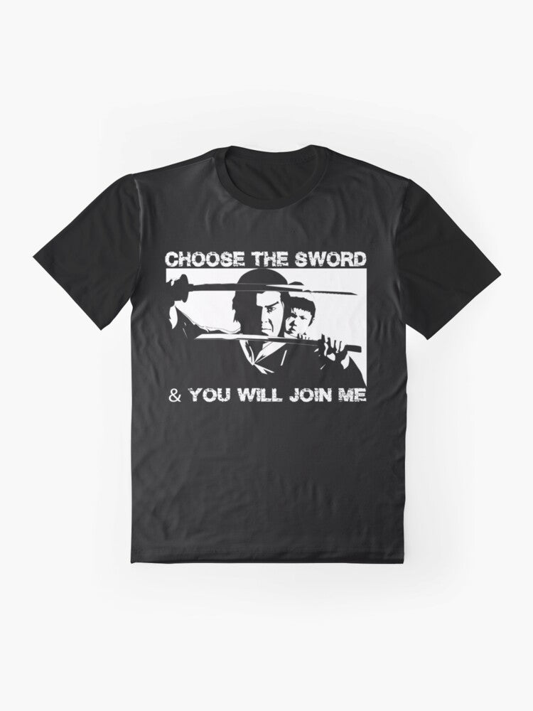 Lone Wolf and Cub, Shogun Assassin, Japanese Cinema Graphic T-Shirt - Flat lay