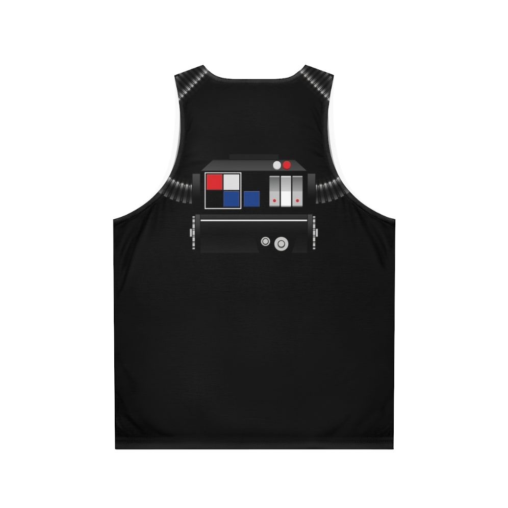 Imperial Tie Fighter Pilot Unisex Star Wars Tank Top - Back