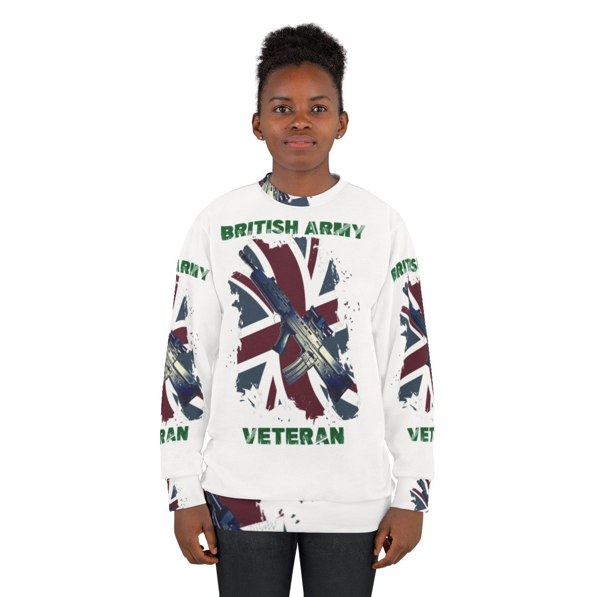 British Army Veteran Military Sweatshirt - women