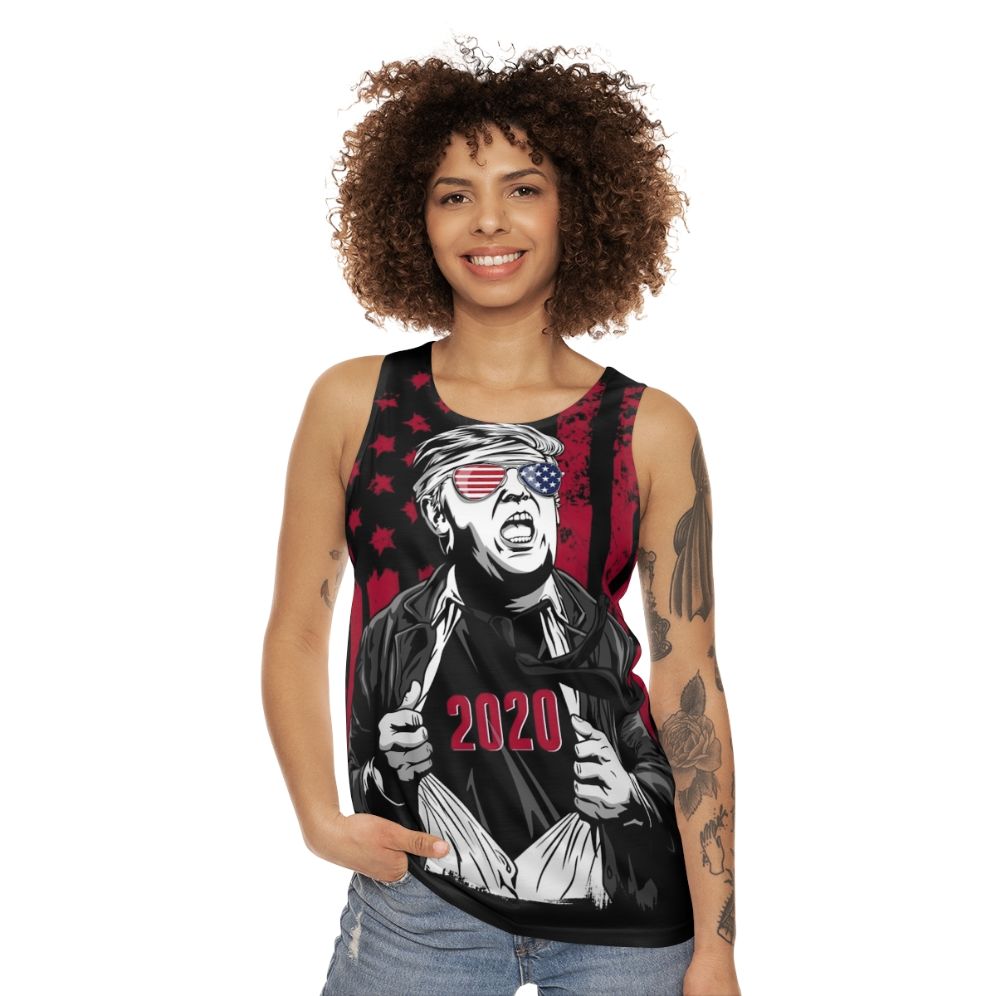 Superhero Trump 2020 Unisex Tank Top - women