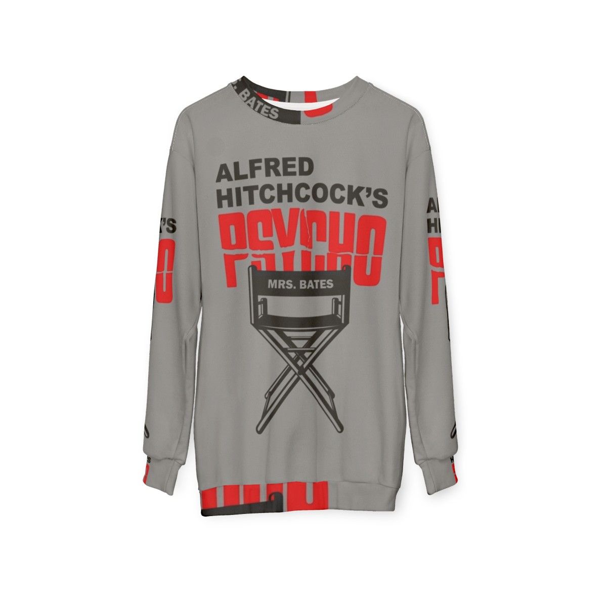 Alfred Hitchcock's Psycho movie suspense film men's sweatshirt - hanging