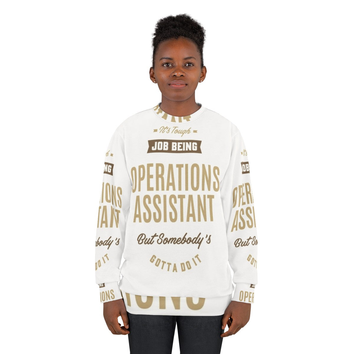 Operations Assistant Sweatshirt with Graphic Design - women