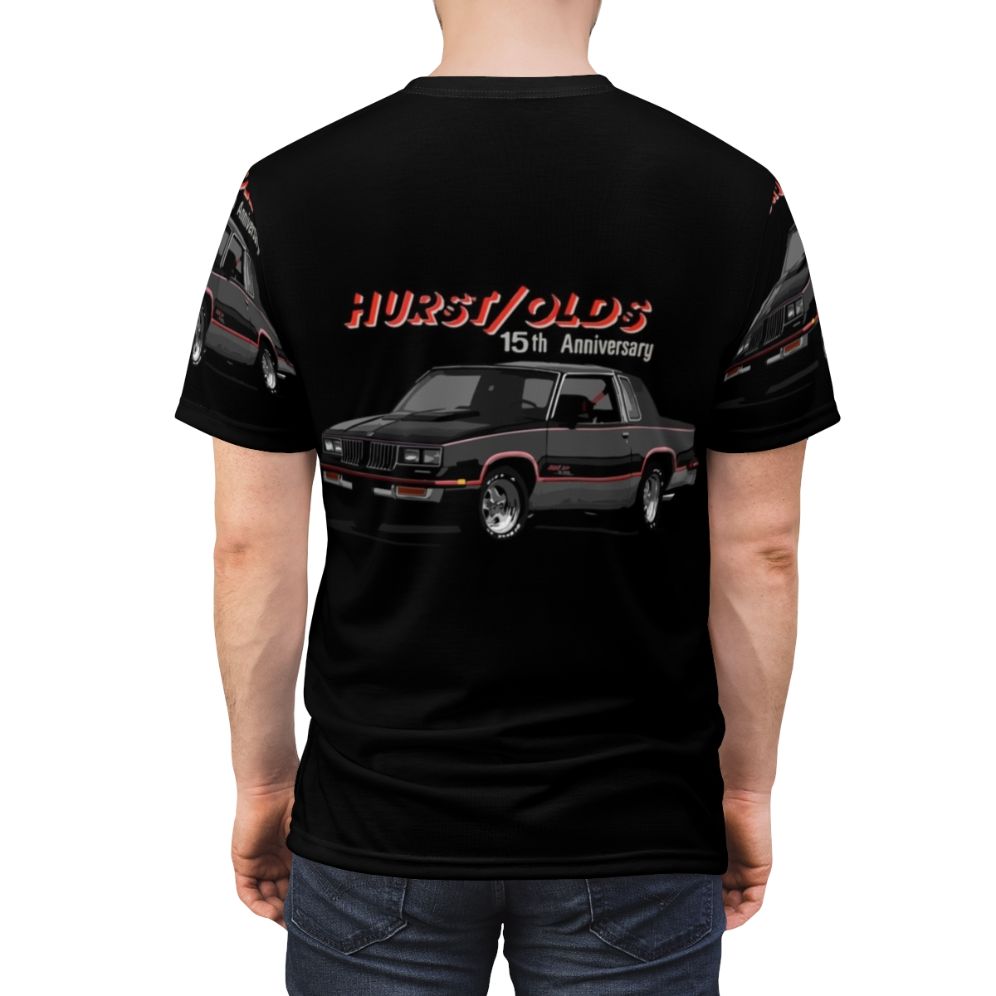 Vintage 1983 Oldsmobile Cutlass inspired t-shirt design - men back