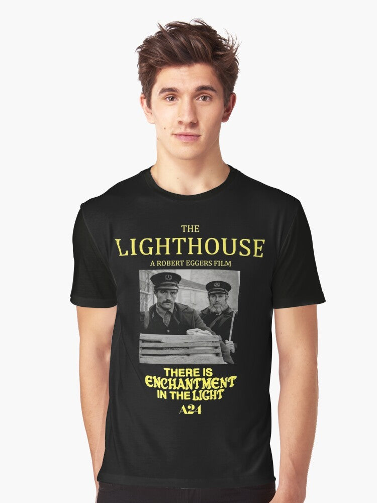 The Lighthouse horror movie graphic t-shirt with a24 logo - Men