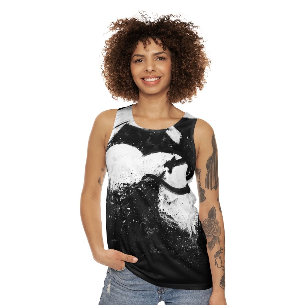 Midnight celestial fantasy goth unisex tank top - women