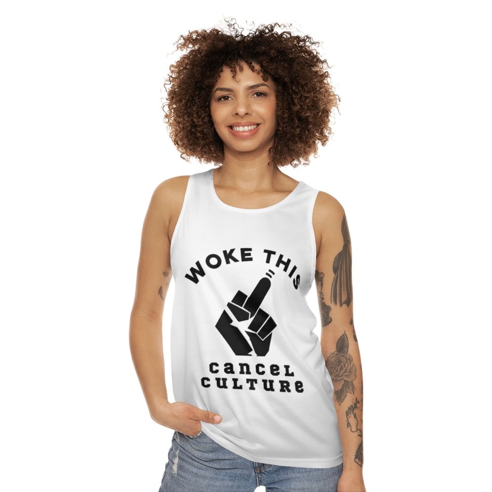 Anti-Woke Unisex Tank Top - women