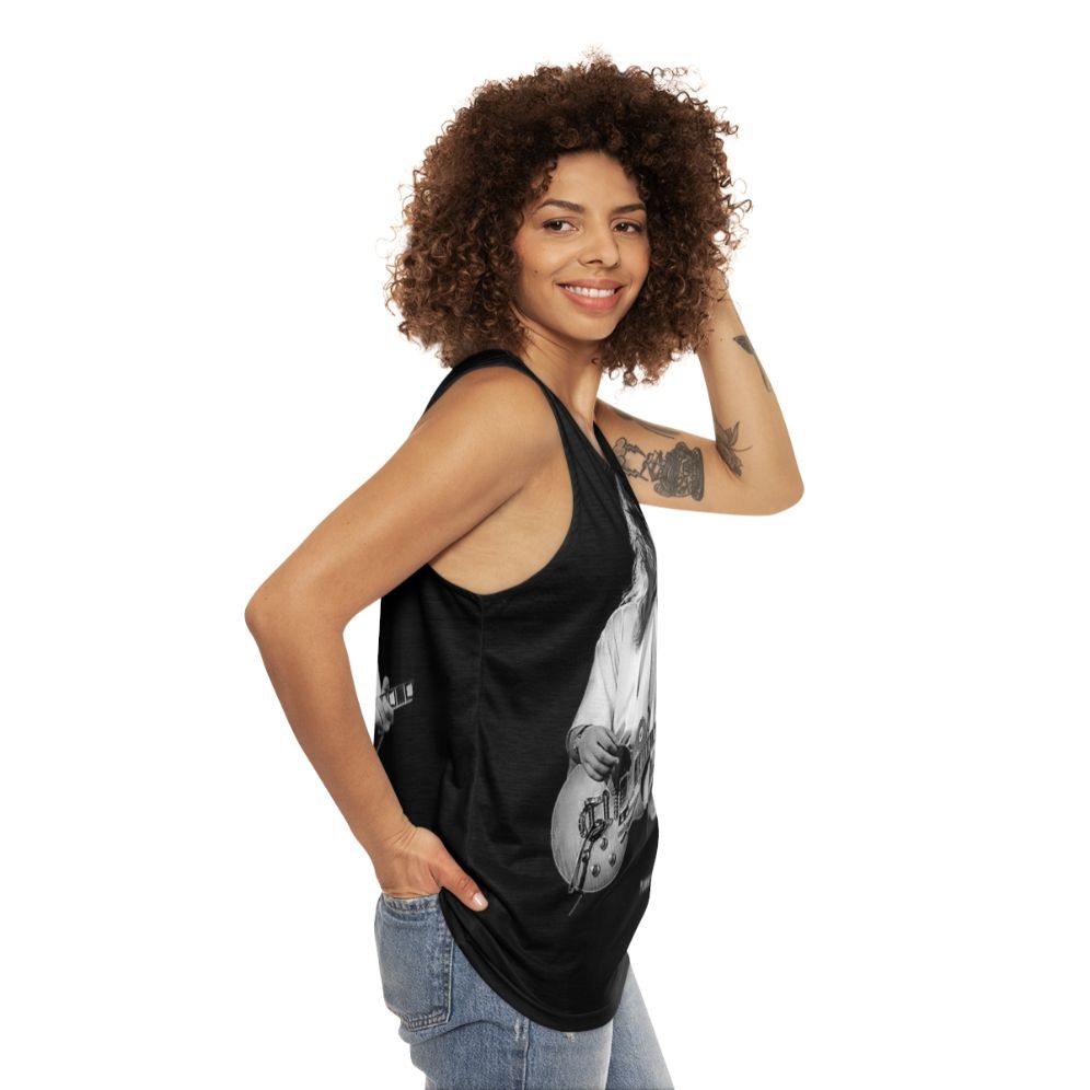 Tommy Bolin classic rock 70s music unisex tank top - women side