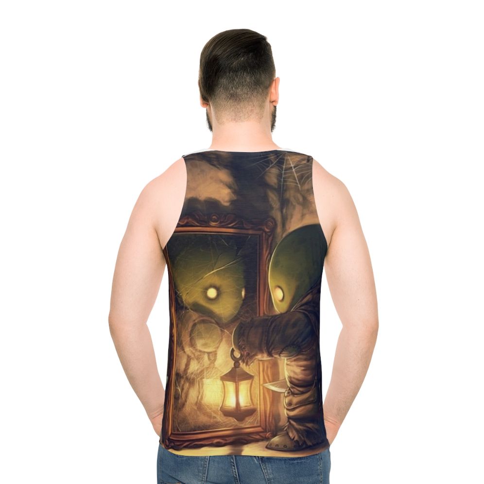 Unisex Final Fantasy Cloud Strife & Sephiroth Tank Top - men back