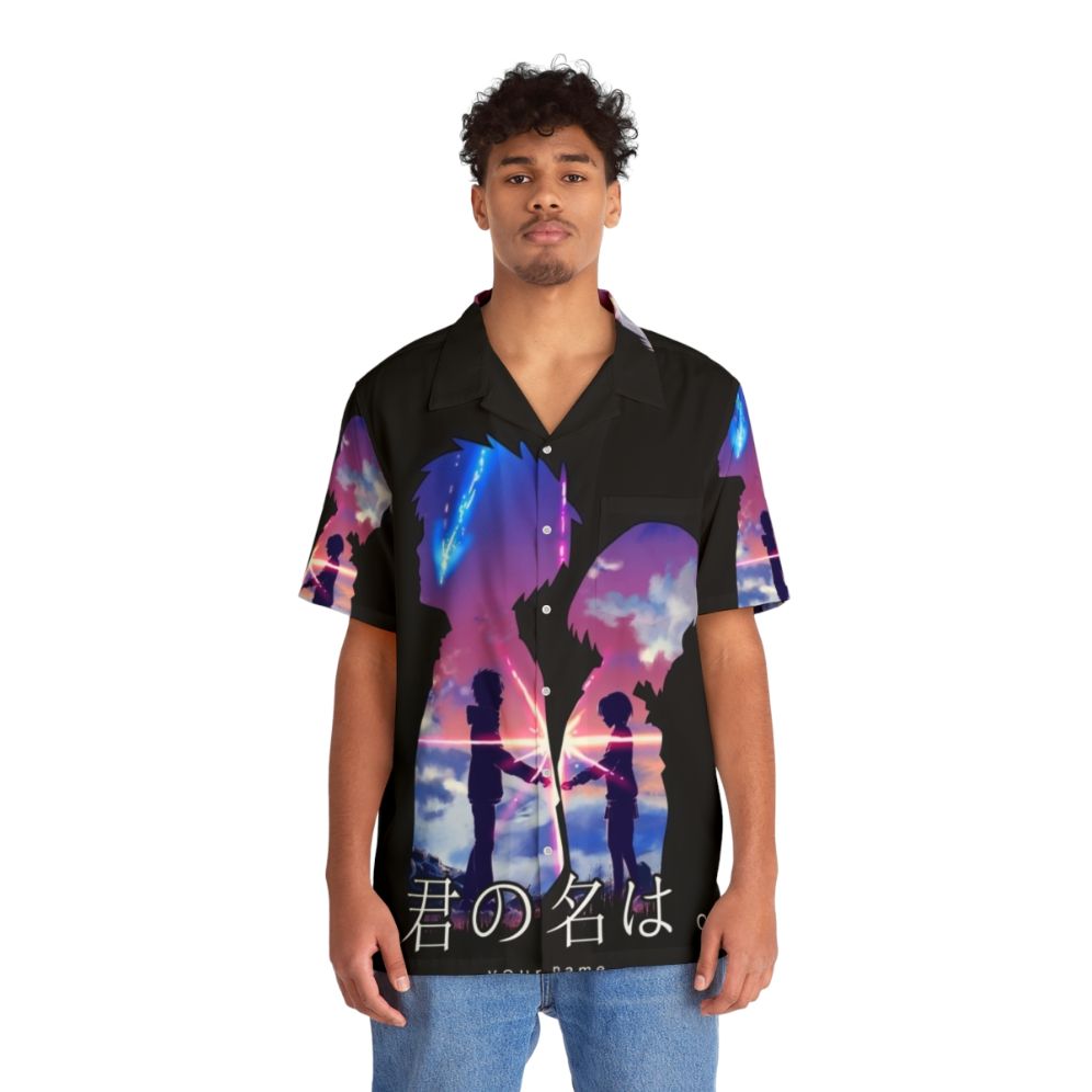 Your Name Hawaiian Shirt - Anime Inspired Japanese Fashion - People Front