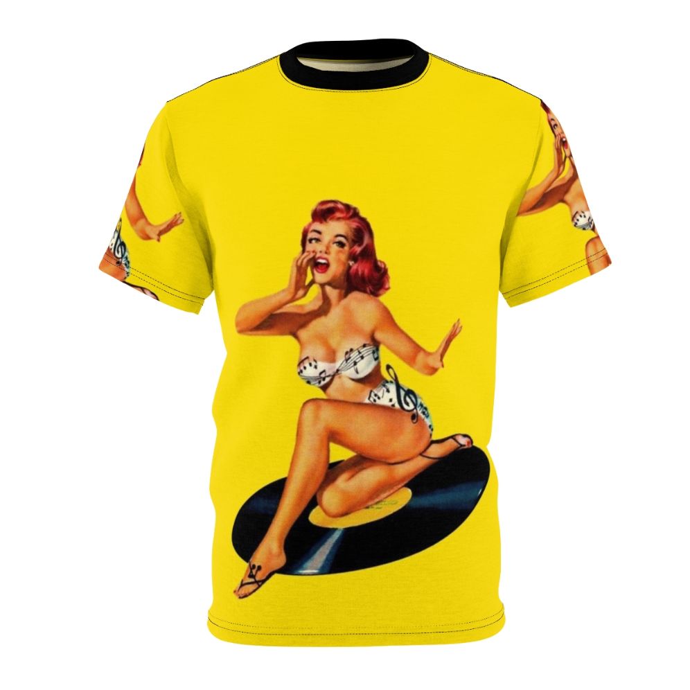 Rockabilly vintage pinup design t-shirt