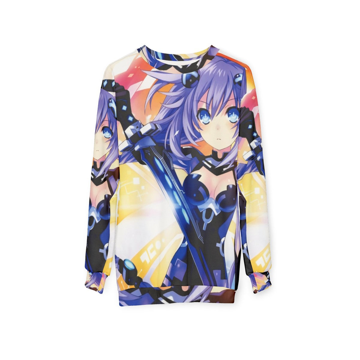 Neptunia Purple Heart Sweatshirt - hanging