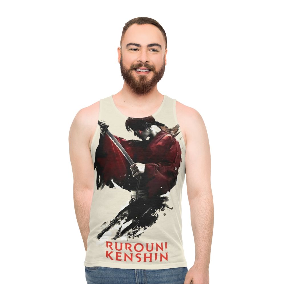 Himura Kenshin Anime Samurai Unisex Tank Top - men