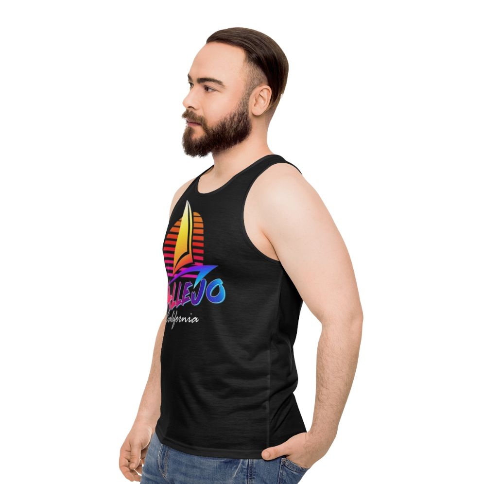 Vallejo California Retro Tank Top - men side