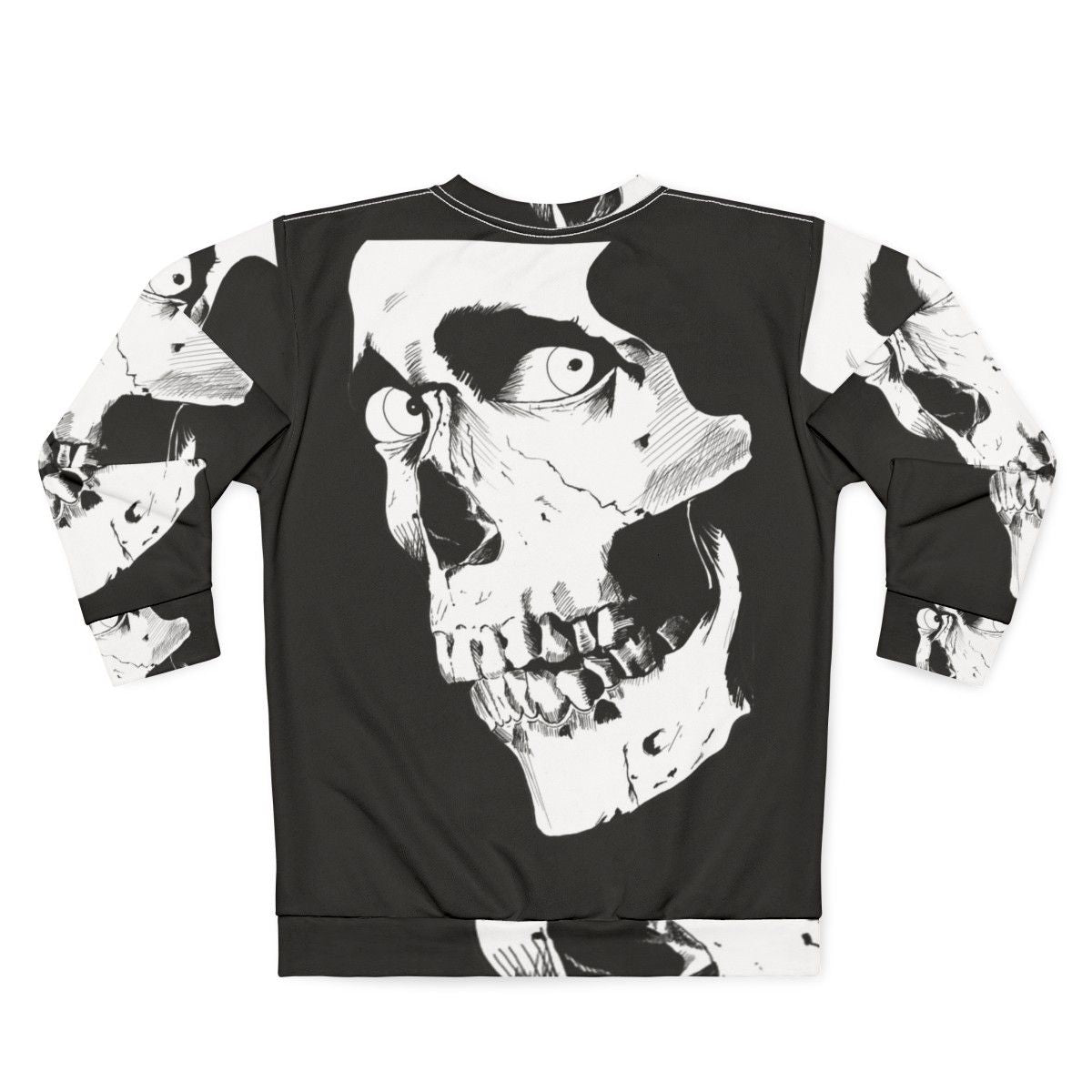 Evil Dead Skull Sweatshirt with Ash Williams Graphic - Back